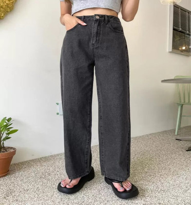 HouseOfCommon Regular Women Dark Grey Jeans