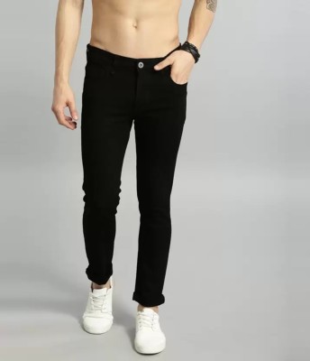 Jeancherry Tapered Fit Men Black Jeans