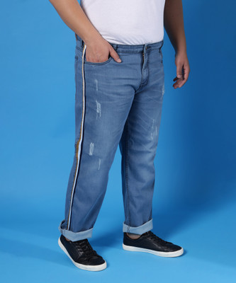 Instafab Plus Regular Men Blue Jeans