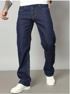 HouseOfCommon Straight Fit Men Dark Blue Jeans