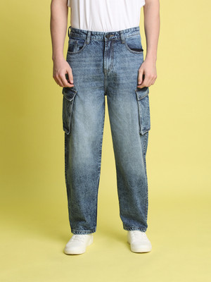 Bene Kleed Loose Fit Men Blue Jeans