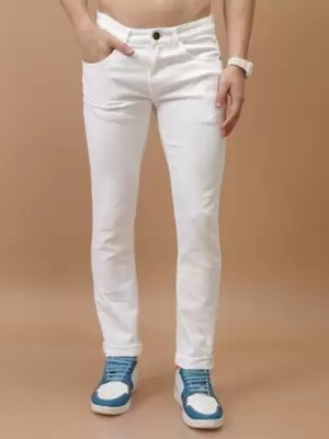 CABRRR Slim Men White Jeans