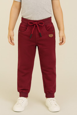 Wishkaro Regular Boys Maroon Jeans