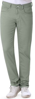 AWACK Regular Men Green Jeans