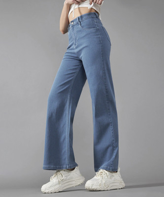DOLCE CRUDO Boot-Leg Women Blue Jeans