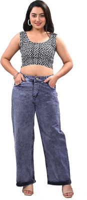littleRipper Regular Women Dark Blue Jeans