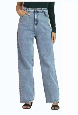 HouseOfCommon Straight Fit Women Light Blue Jeans