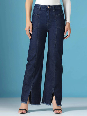 Dwarros Flared Women Dark Blue Jeans