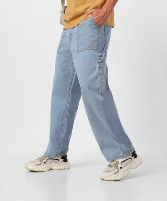 Urbano Fashion Loose Fit Men Light Blue Jeans