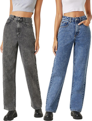KOTTY Regular Women Multicolor Jeans(Pack of 2)