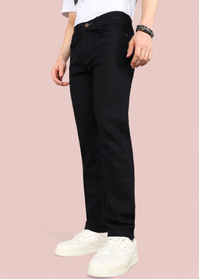 RASSO Slim Men Black Jeans