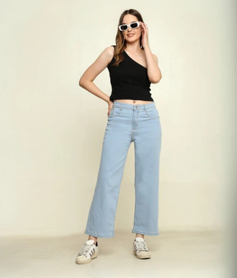 ZARNAB Straight Fit Women Light Blue Jeans