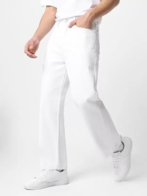 METRONAUT Loose Fit Men White Jeans