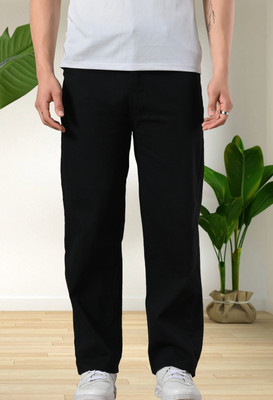 Fader Relaxed Fit Men Black Jeans