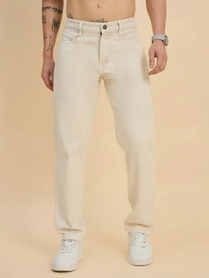 METRONAUT Loose Fit Men Beige Jeans