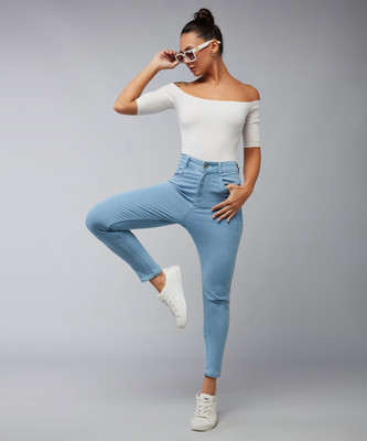DOLCE CRUDO Skinny Women Light Blue Jeans