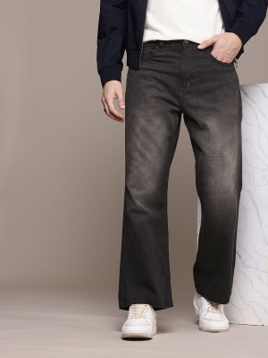 Roadster Flared Men Black Jeans