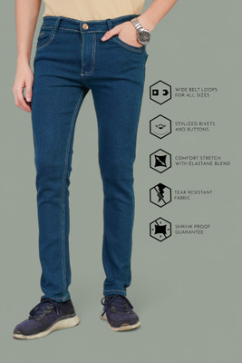 Lzard Regular Men Dark Green Jeans