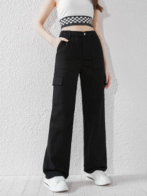 LTA Straight Fit Women Black Jeans
