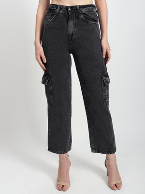 Live Ok Boyfriend Women Black Jeans