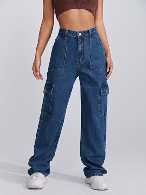 NUCLOTHS Regular Women Dark Blue Jeans