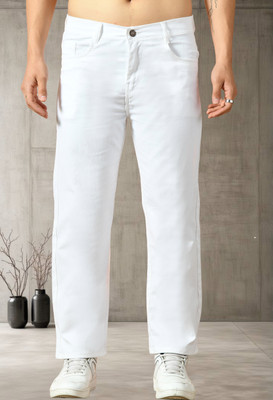 JEANBERRY Loose Fit Men White Jeans
