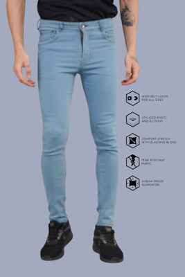 Lzard Slim Men Light Blue Jeans