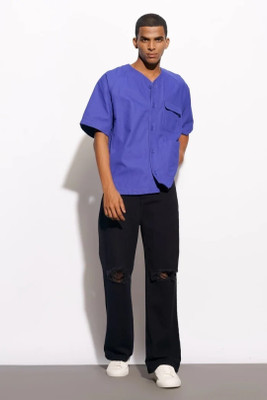 BREXX Relaxed Fit Men Black Jeans