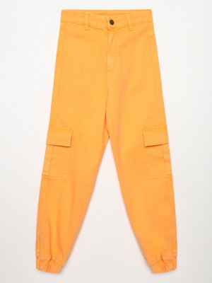 KILLER Jogger Fit Girls Yellow Jeans