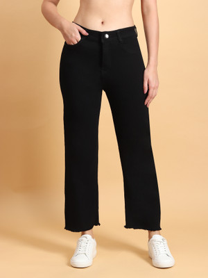 Live Ok Boyfriend Women Black Jeans