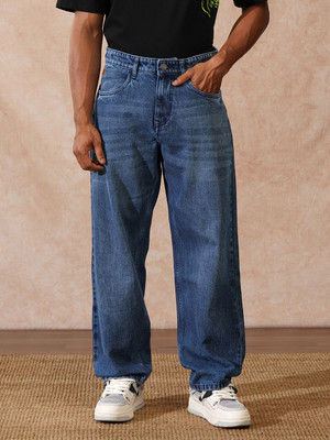 WROGN Loose Fit Men Blue Jeans