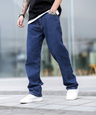 DENIM LOOK Relaxed Fit Men Dark Blue Jeans