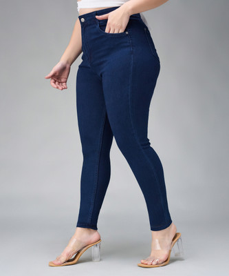 Miss Chase Skinny Women Dark Blue Jeans