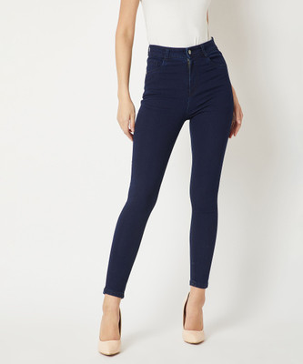 Miss Chase Skinny Women Dark Blue Jeans