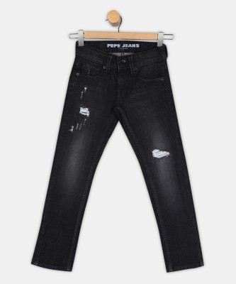 Pepe Jeans Slim Boys Black Jeans