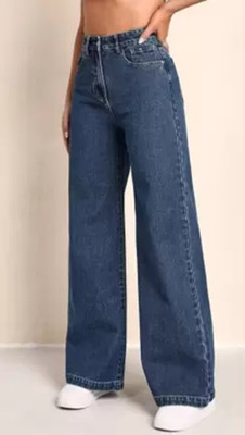 linaria Loose Fit Women Dark Blue Jeans