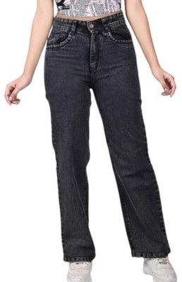 Club 108 Straight Fit Women Black Jeans