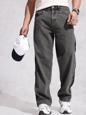 WROGN Relaxed Fit Men Grey Jeans