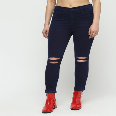1DAYSTREET Skinny Women Blue Jeans