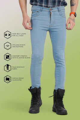 Lzard Slim Men Light Blue Jeans