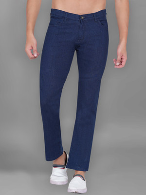Dais Stretchable Straight Fit Men Dark Blue Jeans