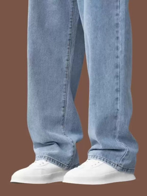 Nalaka Loose Fit Men Light Blue Jeans