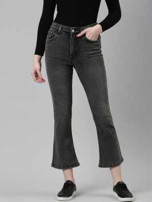 Showoff Boot-Leg Women Dark Grey Jeans