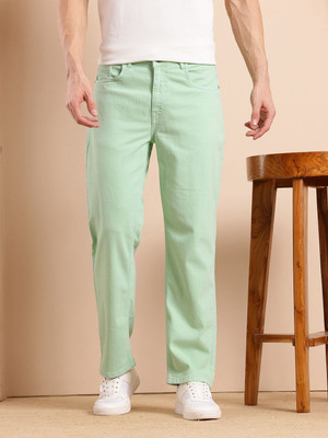 Mast & Harbour Regular Men Green Jeans