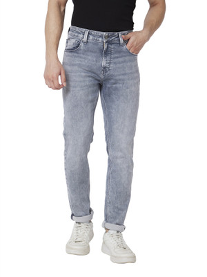 Spykar Slim Men Dark Grey Jeans