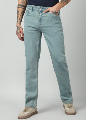 R.Code by The Roadster Life Co. Regular Men Light Blue Jeans