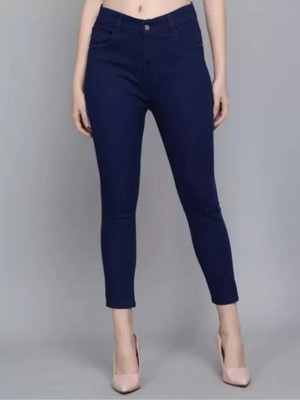 ORSUMSTYLE Slim Women Black Jeans