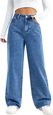 me queen Straight Fit Women Blue Jeans