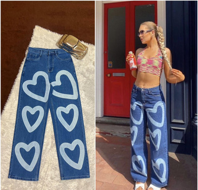 ristey Regular Women Dark Blue Jeans