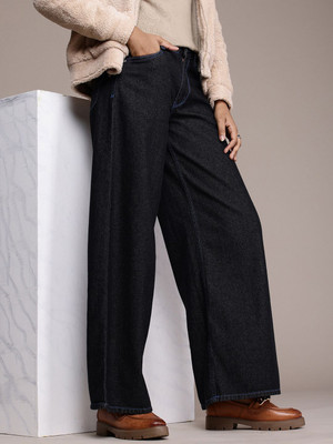 Roadster Loose Fit Women Black Jeans